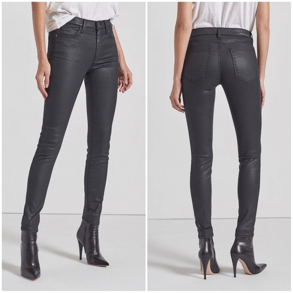 Current/Elliott Sandy Coated Jeans